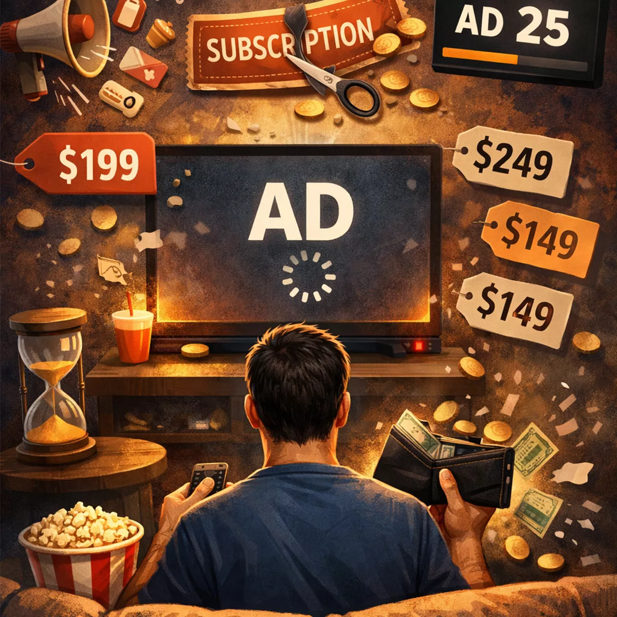 Ya pagaste. Ahora aguanta los anuncios.